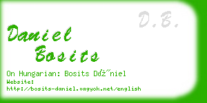 daniel bosits business card